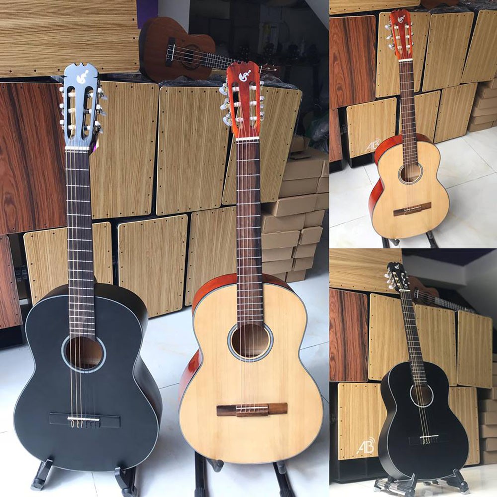 Đàn guitar classic có ty chỉnh cần SV-C1 -  Tặng phụ kiện - Bảo hành 1 năm - Đàn chuyên tập chơi, dây mềm dễ tập