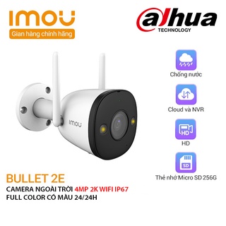 Camera Wifi 4MP IMOU Ngoài Trời F42FEP 2K 1080P Bullet 2S Có Màu Ban Đêm Bảo Hành 24 Tháng