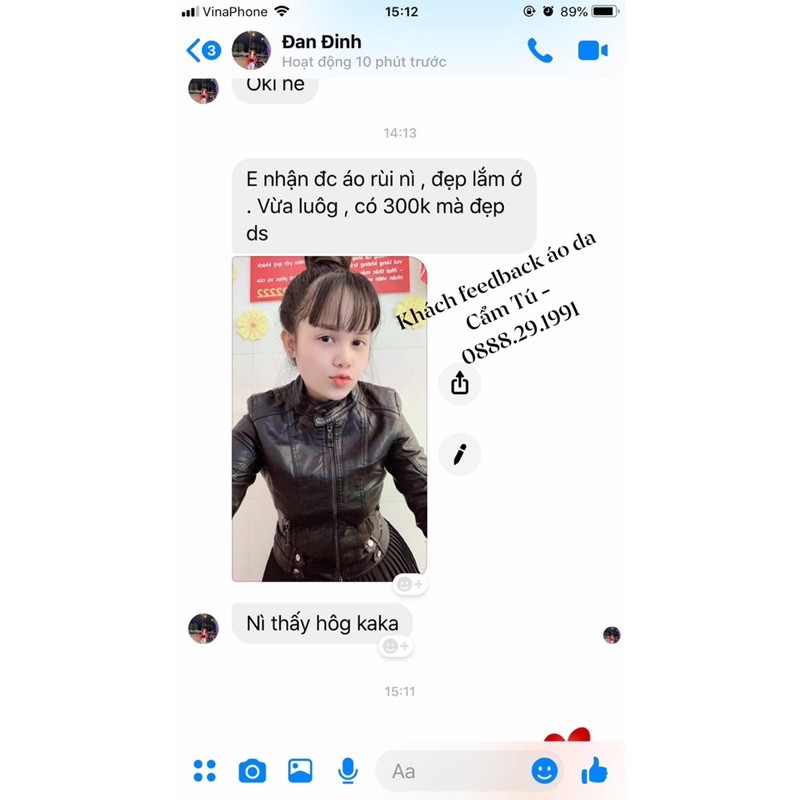 Áo Khoác Da Pu Mỏng Dáng Ngắn Cổ Đứng 3 mầu D'layla Phong Cách Hàn Quốc 2020 Cho Nữ