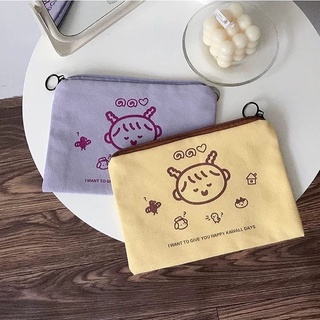 Túi đựng tiện lợi canvas cô gái