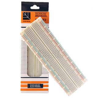 Denshitaro Bo cắm mạch loại dài bo test breadboard mini 830 lỗ MB-102 D00-374