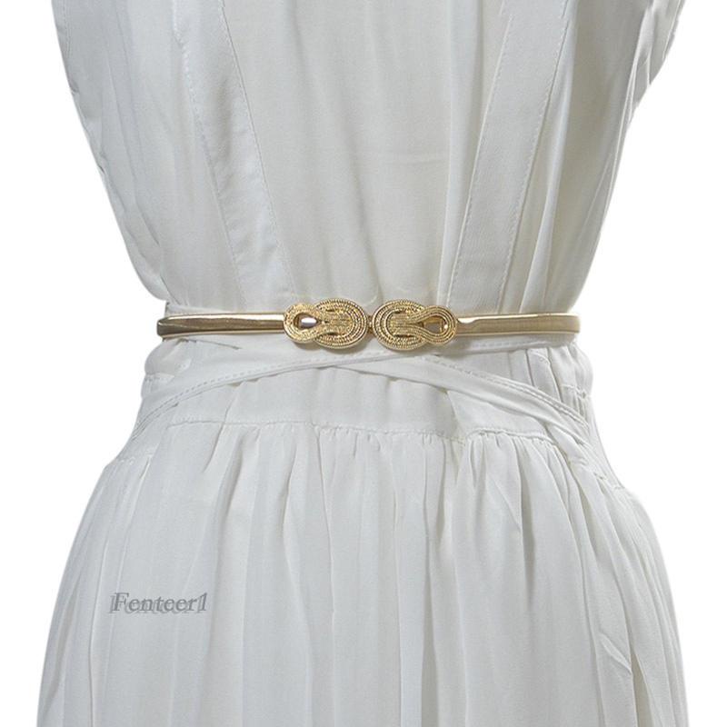 Thắt Lưng Co Giãn Phối Kim Loại Mỏng 1 Kiểu Cho Cô Dâu