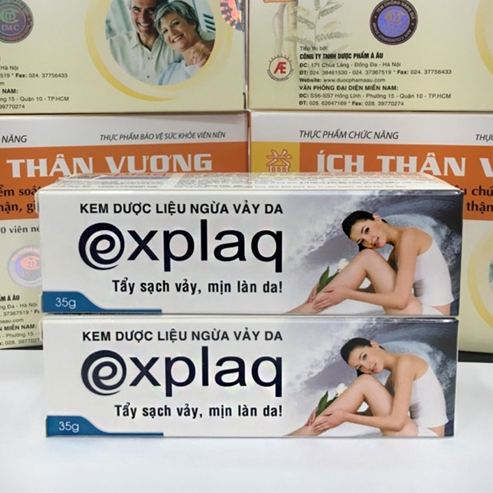 Kem Ngừa Vảy Da Explaq (Tuýp 35g) - Giúp Dưỡng Da Và Làm Sạch Tế Bào Da Chết - Victory Pharmacy