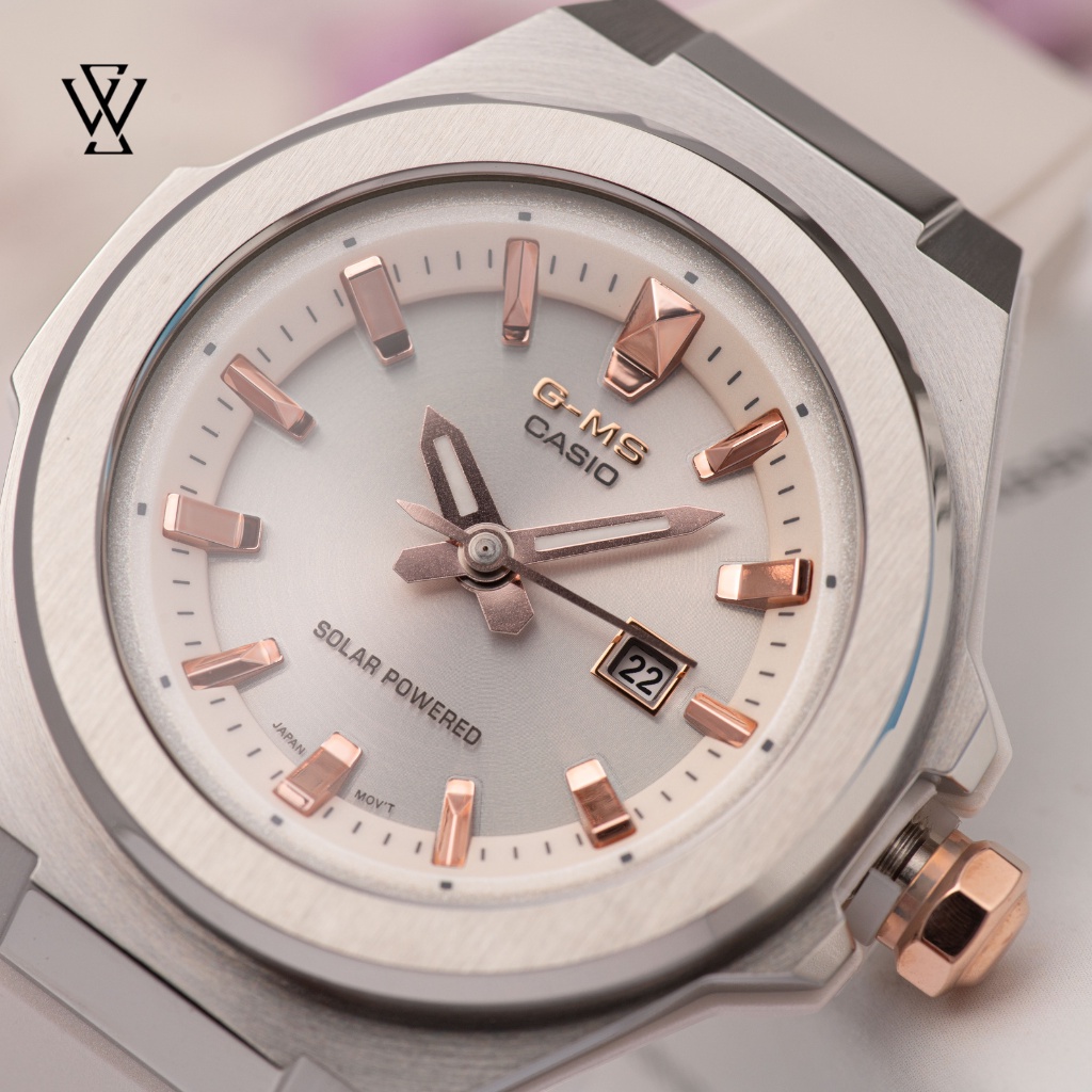 Đồng Hồ Điện Tử Nữ Casio Baby-G WATCHSTORE MSG-S500-7ADR Thiết Kế Mặt Kính Khoáng Kết Hợp Vỏ Thép Không Gỉ