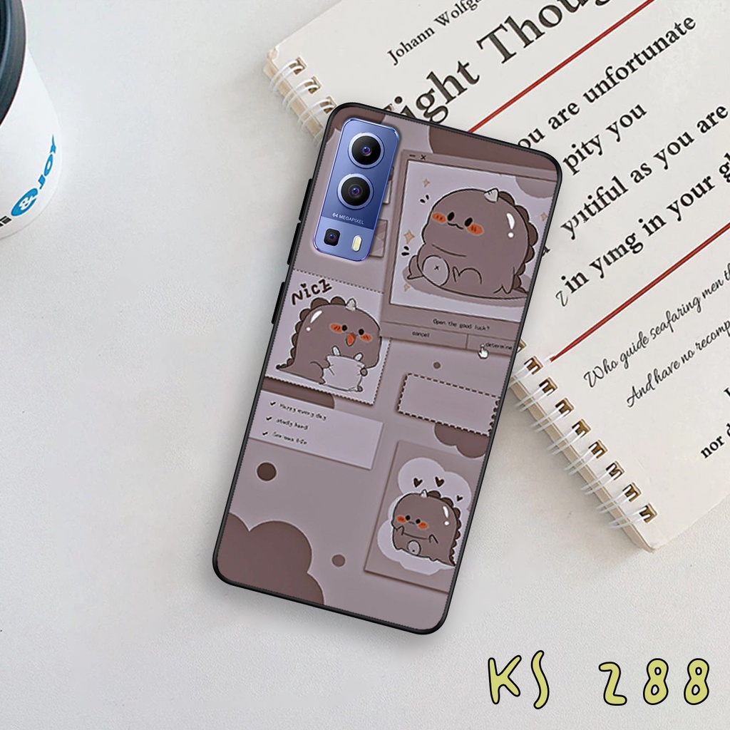 Ốp lưng Vivo y72 5G - Vivo Y15s - Vivo Y52s - Ốp in hình khủng long,dinosaur dễ thương