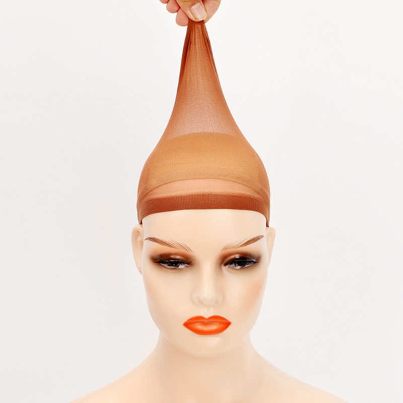 Mũ Ren Đội Tóc Giả Co Giãn Màu Nâu Dành Cho Nữ Xixi