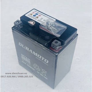 Ắc quy xe máy 12v 7ah duramoto gt7a-h