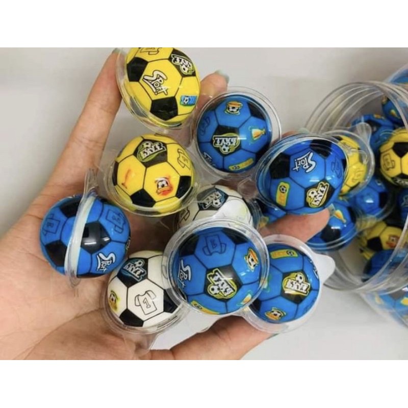 kẹo dẻo có nhân footballe canny hình trái banh
