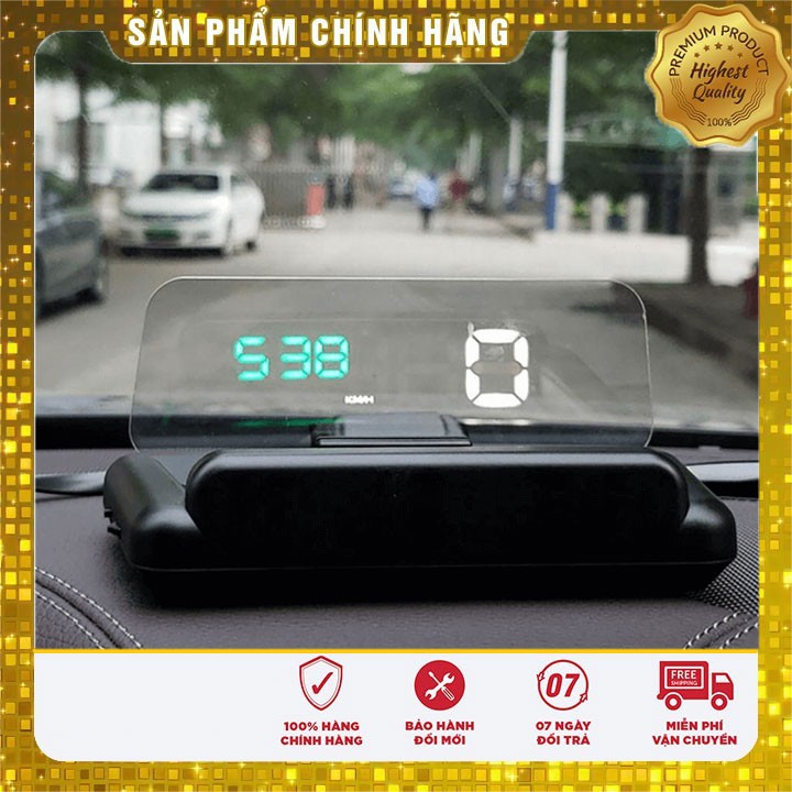 Hiển Thị Tốc Độ Trên Kính Lái Ô Tô Hud C500 Hiển Thị Đơn Giản - Bảo Hành 12 Tháng, Lỗi 1 Đổi 1