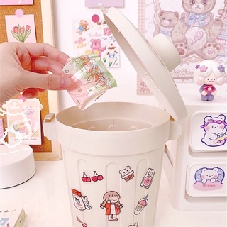 TẶNG STICKER - Thùng rác mini để bàn