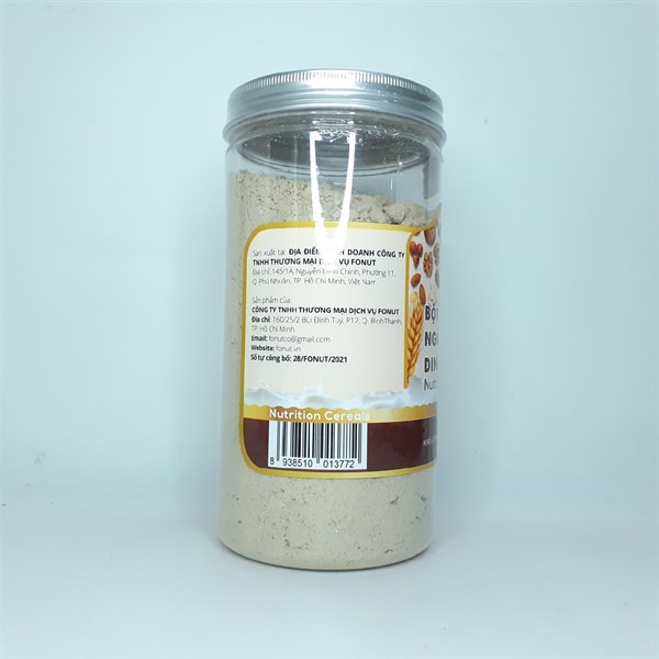 Bột ngũ cốc dinh dưỡng Fonut Nutrition Cereals 12 loại hạt 500g