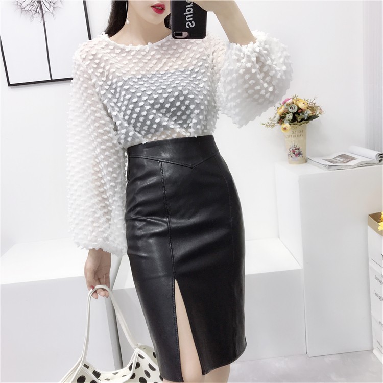 CHÂN VÁY DA BÚT CHÌ NỮ ULZZANG | BigBuy360 - bigbuy360.vn