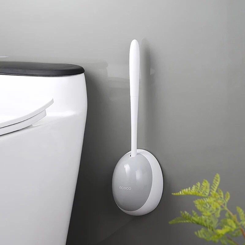 Cọ toilet, cọ bồn cầu silicon Ecoco dán tường tiện lợi - ECOCO 2023