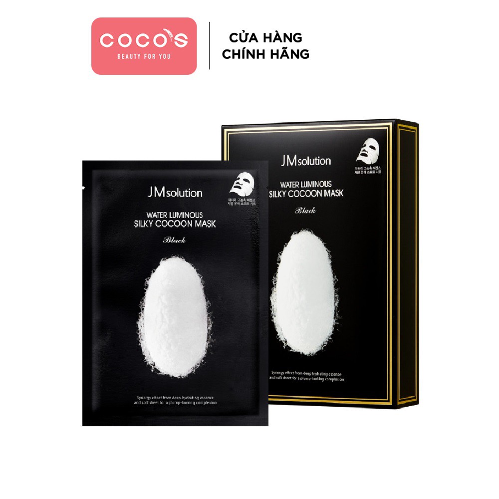 Mặt Nạ Chống Lão Hóa Cho Da Chiết Xuất Từ Kén Tằm Bạc JM Solution Water Luminous Silky Cocoon Mask 30ml