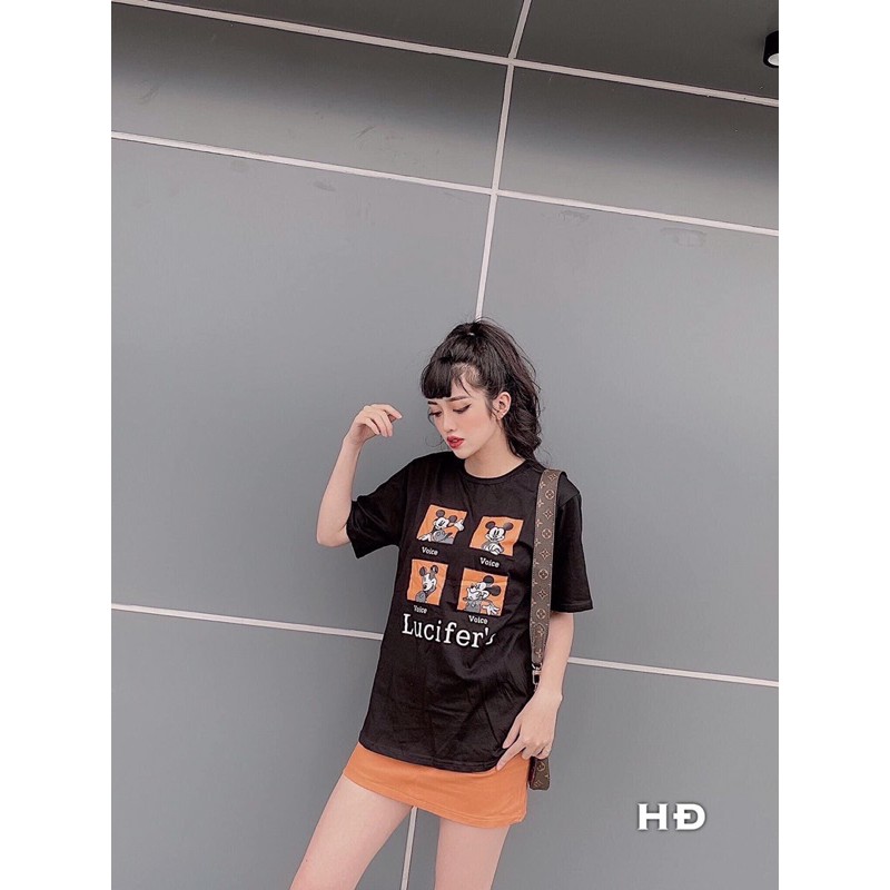 [Mã WASTCOOL giảm 15% tối đa 50K đơn 99K] Bigsize set áo thun mickey-LV-GC kèm váy quần 55-90kg(HÌNH THẬT) | BigBuy360 - bigbuy360.vn