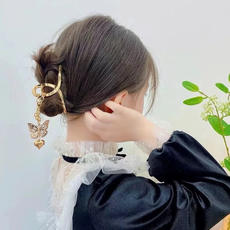 Kẹp tóc hình bướm - Gắp tóc nhiều mẫu- Khăn turban