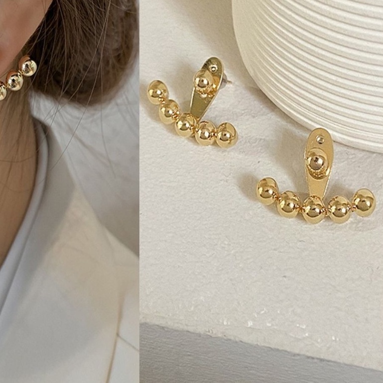 Khuyên tai hợp kim phong cách đơn giản cho phái nữ T2