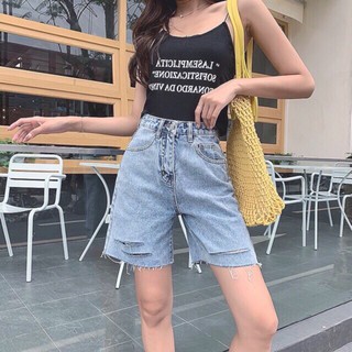 Quần Jeans Ngố Nữ Rách 🔥