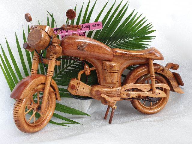 Xe Mô Tô Honda 67 mô hình gỗ
