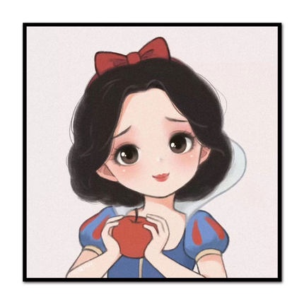 Bộ Tranh Đính Đá 5D DIY Hình Công Chúa disney 30 * 30cm Để Trang Trí Nhà