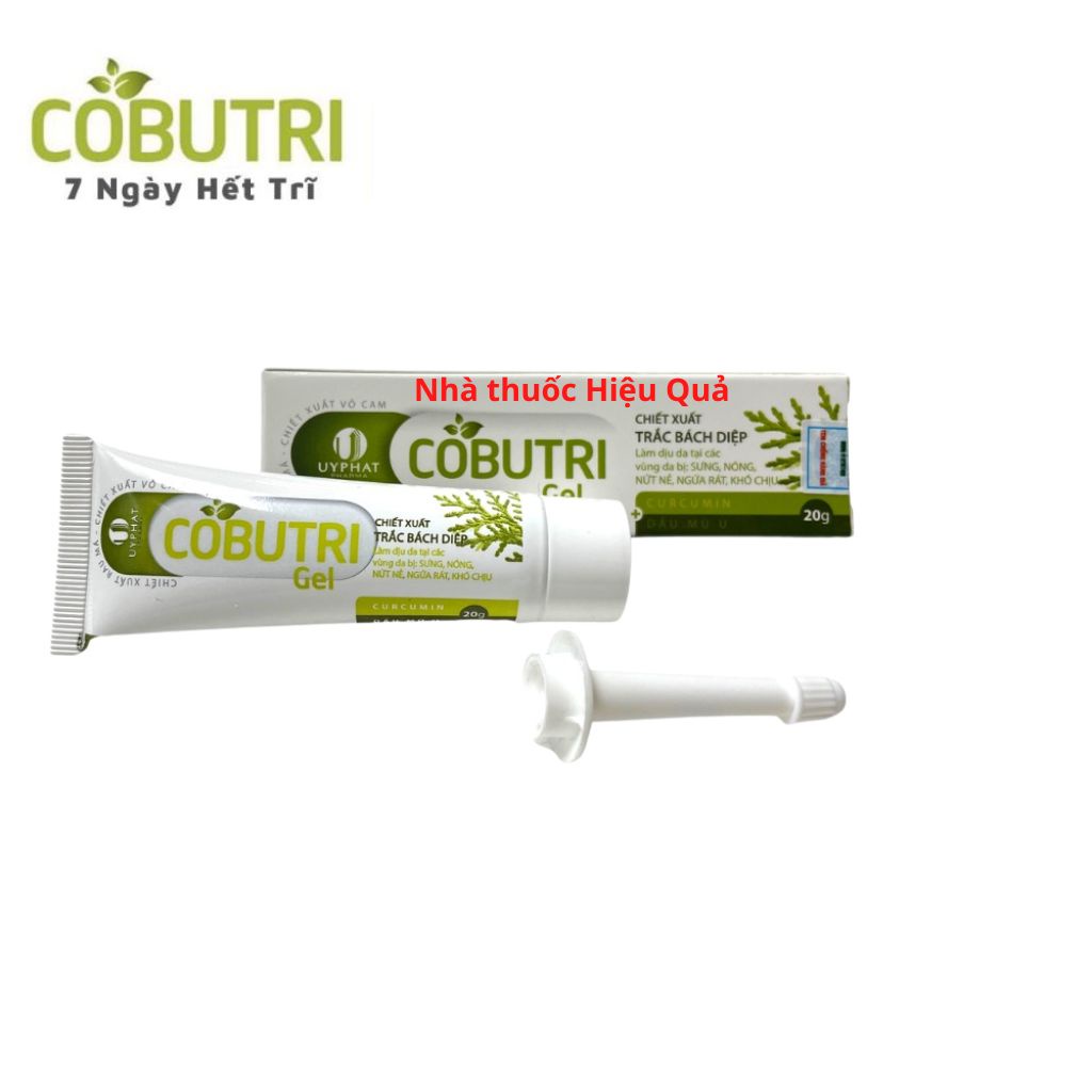 Gel bôi trĩ COBUTRI GEL I Gel bôi trĩ, táo bón, đau rát hậu môn I Hàng chính hãng, hoàn toàn thiên nhiên.thuochieuqua