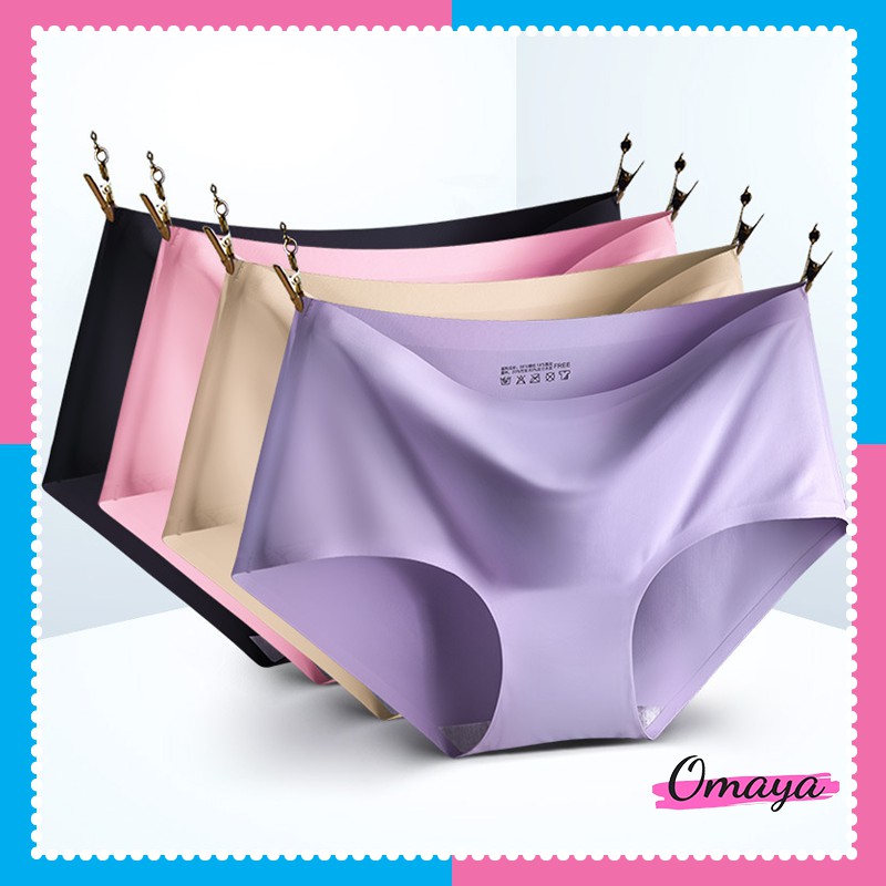 Quần lót nữ đúc su thun lạnh cạp ép không viền mát mịn cao cấp OMAYA - QL06 | BigBuy360 - bigbuy360.vn