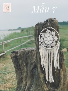 Macrame/dreamcatcher trang trí phong cách Bohemian