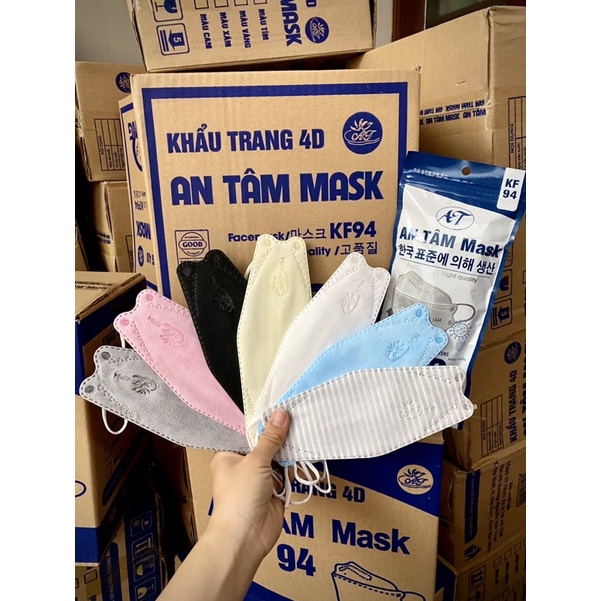 Thùng 300 chiếc khẩu trang KF94 An Tâm mask