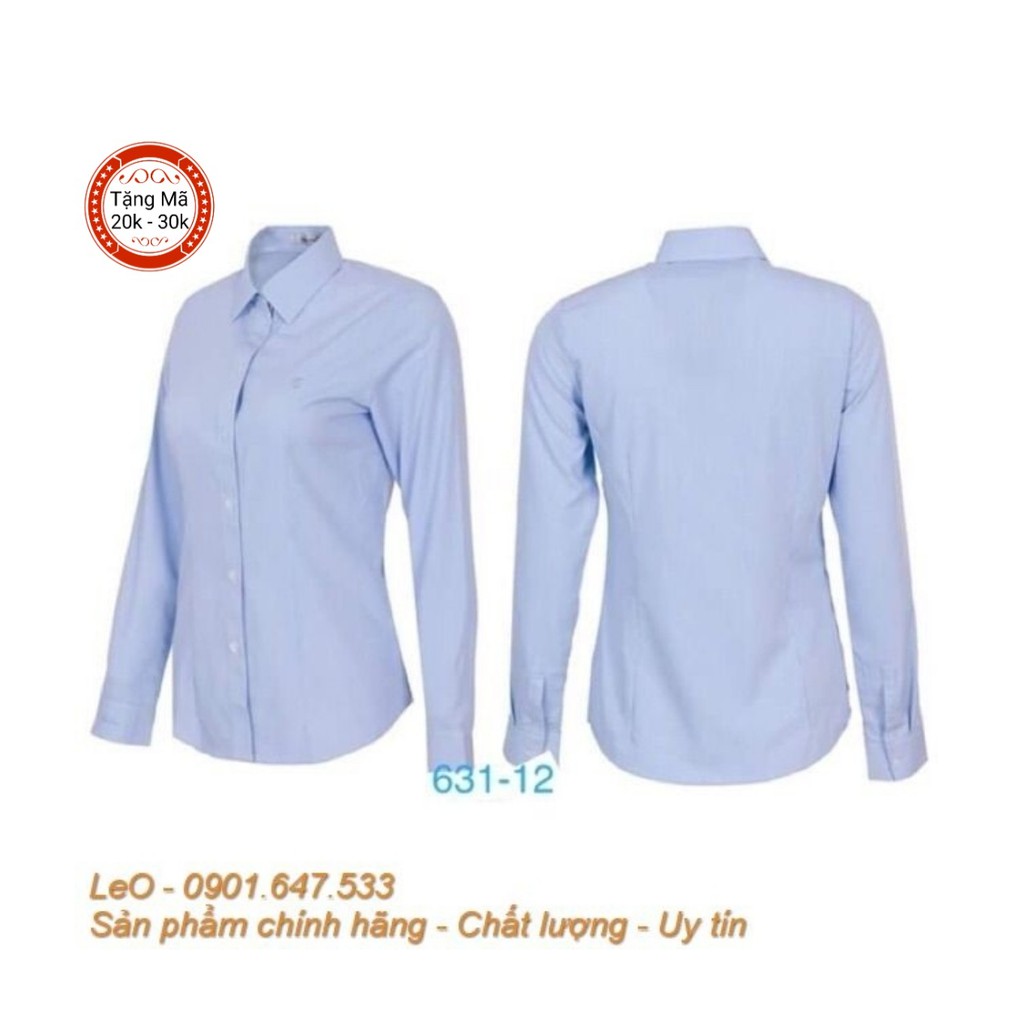 Áo sơ mi Thái Hòa caro nhuyễn màu xanh dương 631-12