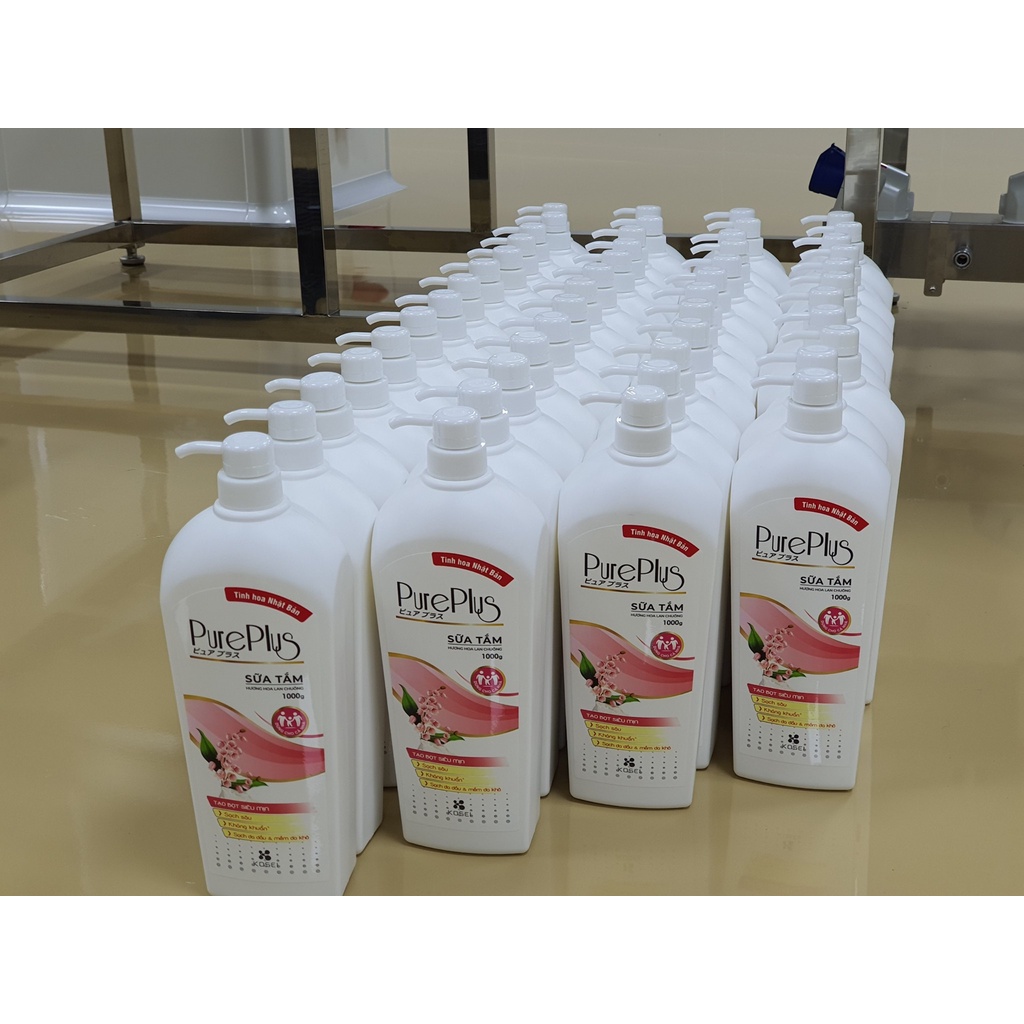 Sữa Tắm PurePlus hương Hoa Lan Chuông Chai 1000G siêu tiết kiệm