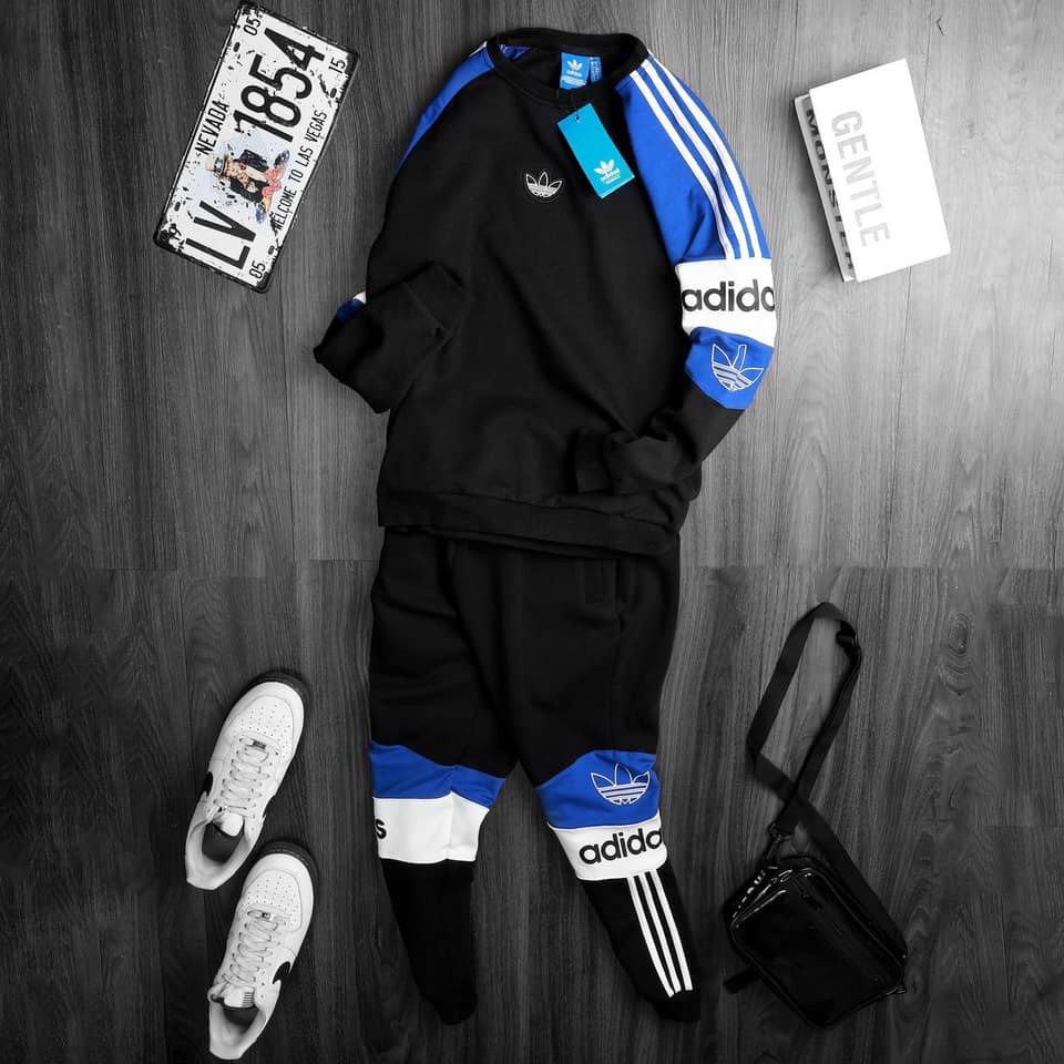 Bộ thu đông nam cao cấp Phối Gấu hàng chuẩn ảnh, bộ nỉ nam vải kho xuất dư không bai dù | BigBuy360 - bigbuy360.vn