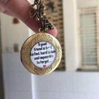 Móc khóa locket in theo yêu cầu
