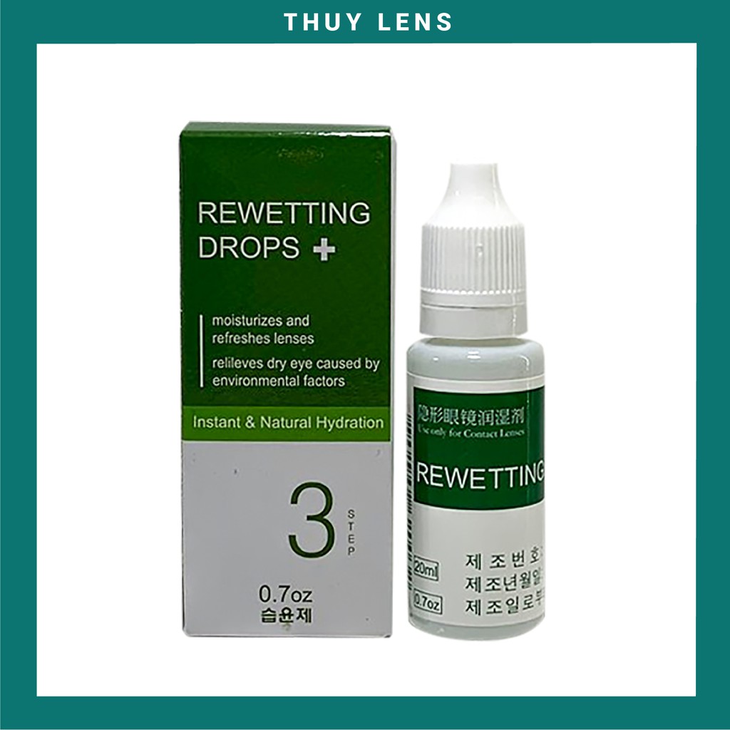 Nước nhỏ mắt The View Chuyên Dụng Dành Cho Kính Áp Tròng Và Người Đeo Lens - 20 ml Thuylens