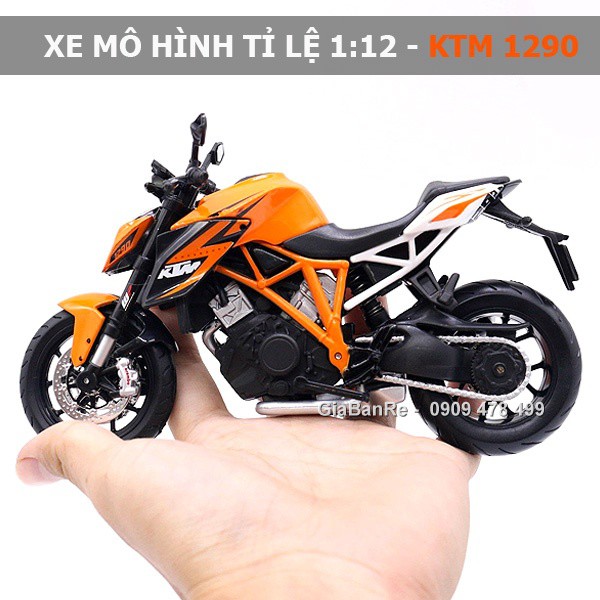 Xe Mô Hình Ktm 1290 Super Duke Orange Tỉ Lệ 1:12 - Maisto - 8704