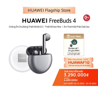 Tai Nghe Bluetooth HUAWEI FreeBuds 4 |Chống Ồn Chủ Động Thiết Kế Mở 2.0