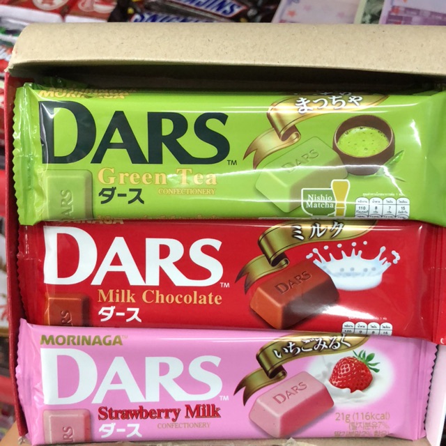 Socola dars các vị