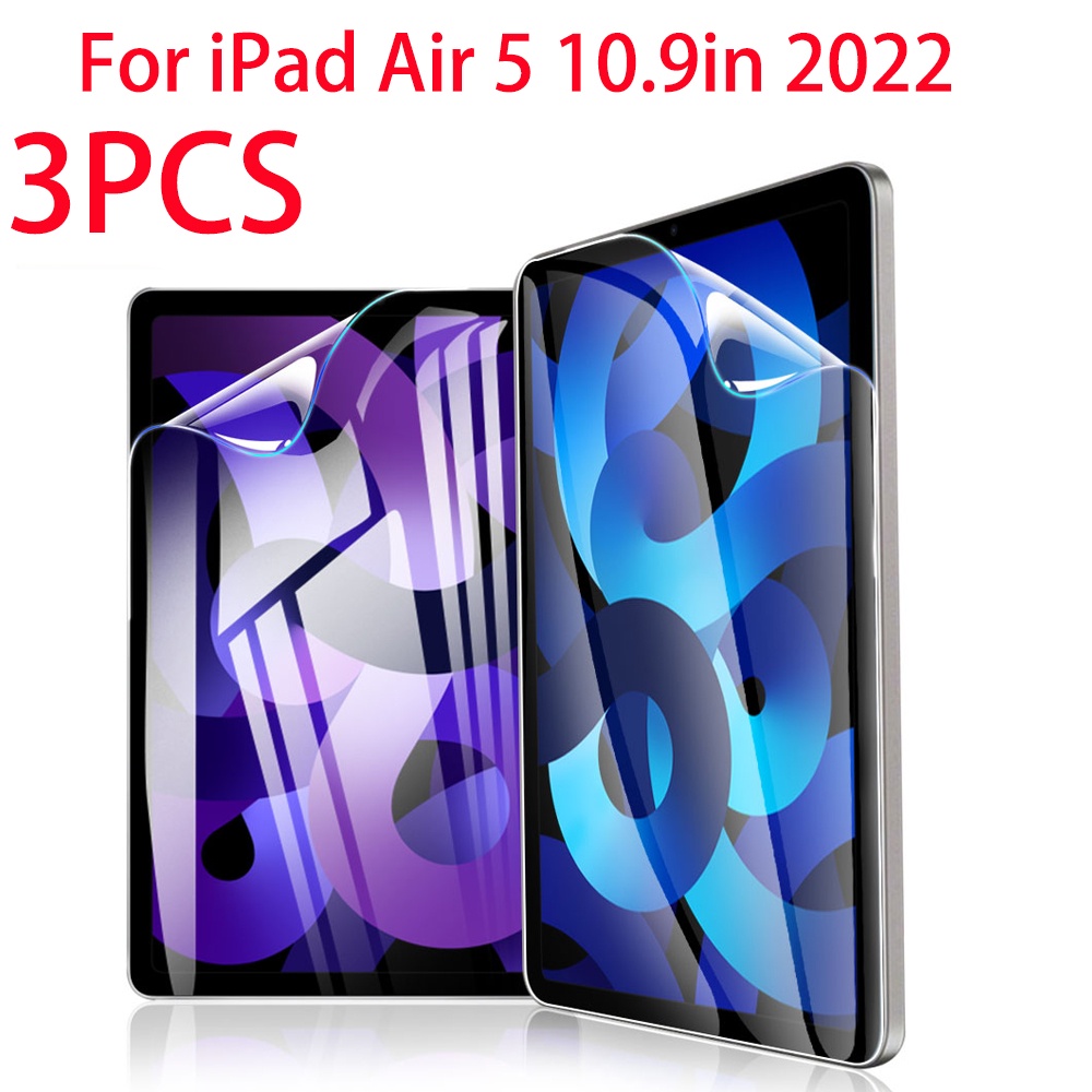 3 Phim Dán Bảo Vệ Màn Hình Bằng PE Mềm Cho iPad Air 5 (2022) / iPad Air (5th generation) A2589 A2591