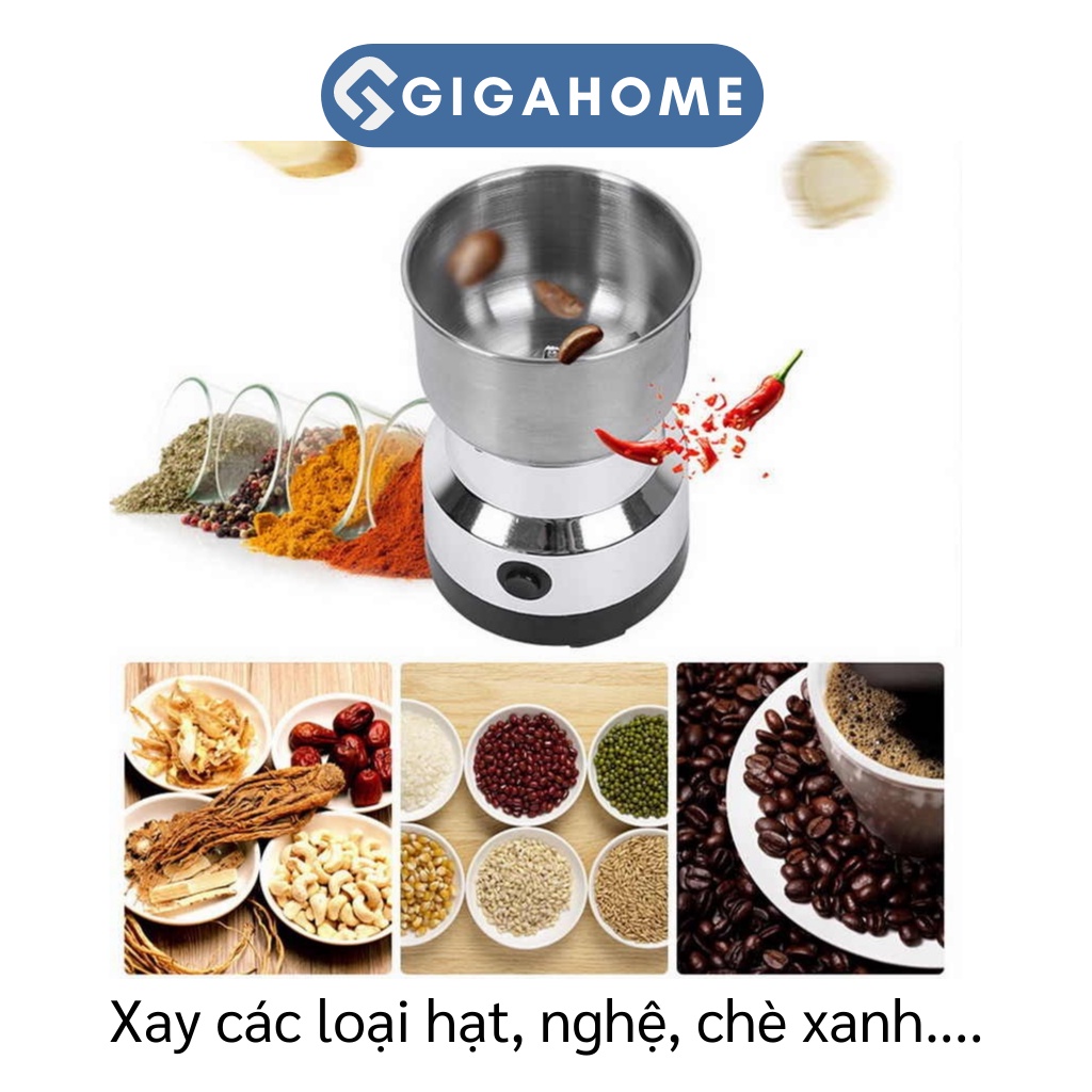 Máy Xay Cà Phê, Tiêu Ớt Hạt Khô Ngũ Cốc Đa Năng Mini Cầm Tay GIGAHOME 150W 6319