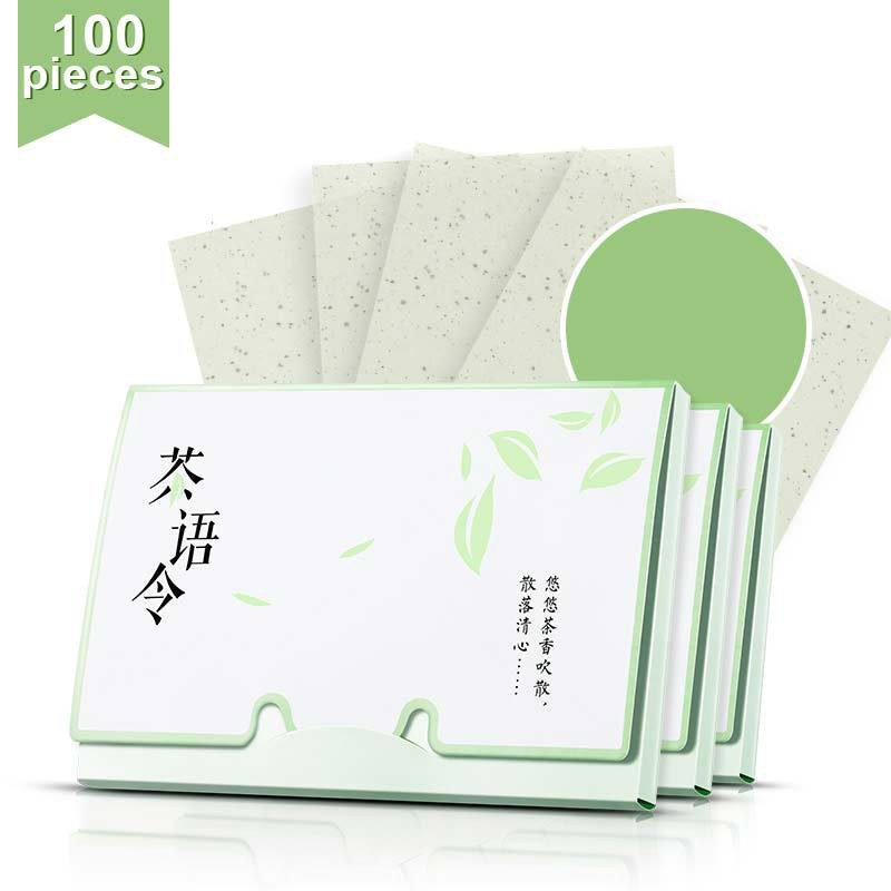 [Hàng mới về] Set 80 giấy thấm dầu chiết xuất trà xanh hỗ trợ giảm mụn hiệu quả | BigBuy360 - bigbuy360.vn