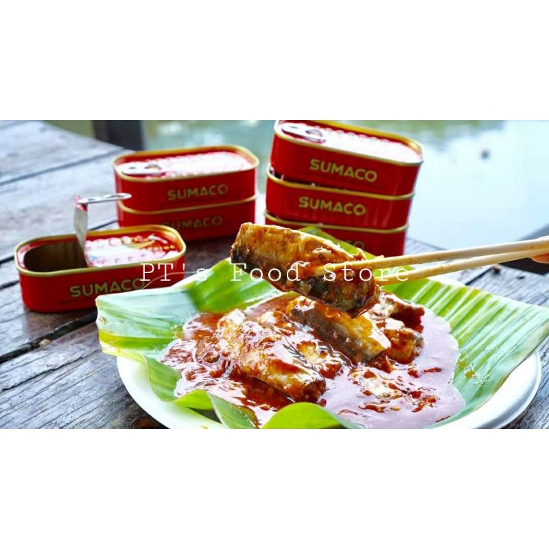 [Nhập khẩu] Cá Mòi 125gr Sốt Cà Chua đóng hộp Sumaco sardines Giàu CANXI bổ dưỡng, thơm ngon đậm đà