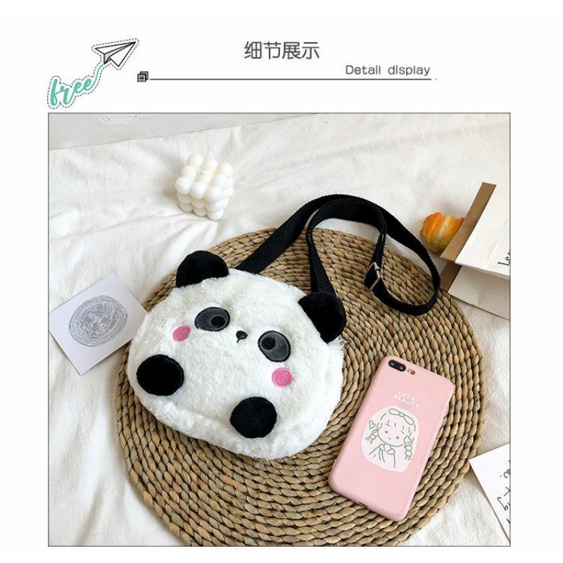 Túi đeo chéo Ulzzang bé gấu trúc dễ thương, cute
