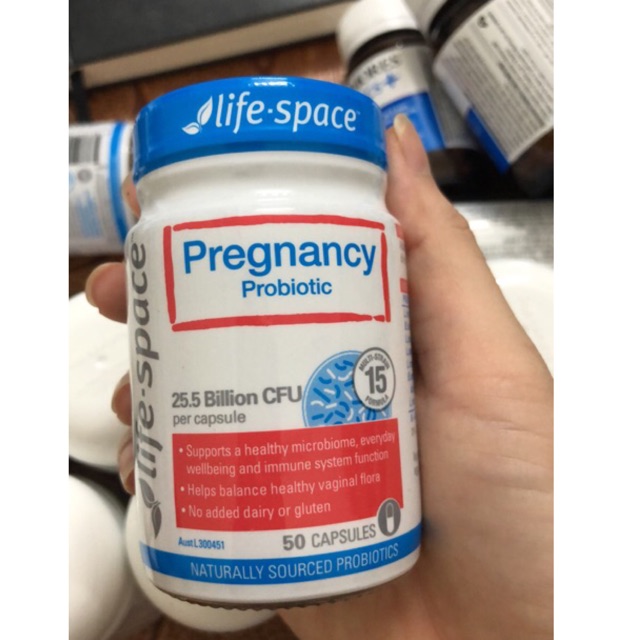 Men vi sinh Life Space Pregnancy Probiotic hỗ trợ thai kỳ Úc 30 viên