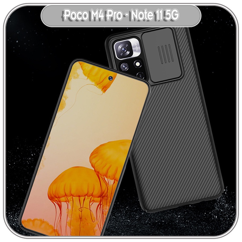 Ốp lưng cho Xiaomi Poco M4 Pro 5G - Redmi Note 11 5G  Nillkin CamShield che camera