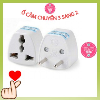 Ổ cắm điện chuyển đổi 3 chấu sang 2 chấu