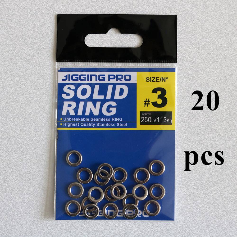 Vòng thép phụ kiện câu cá 6.4-11.5mm tùy chọn số lượng