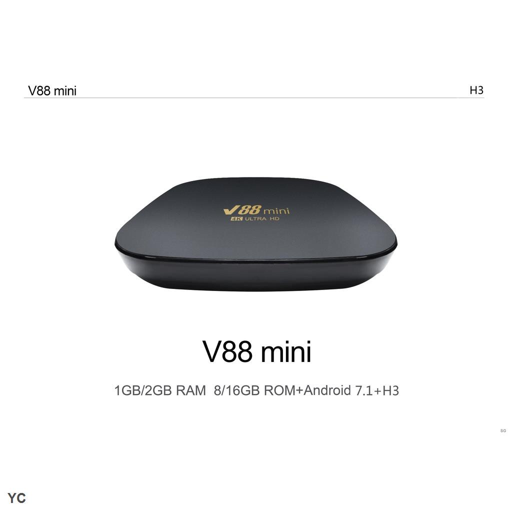 V88 ​​Thông Minh ĐầU TV Box 8K 16 + 256GB Android12 Ultra HD STB 2.4Gwi + BàN PhíM Mini i8 ChấT LượNg Cao