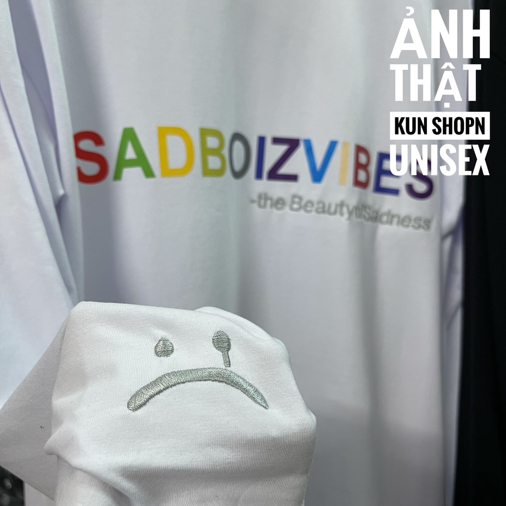 Áo thun longtee sad boiz SADBOIZVIBES  Áo thun tay dài sadboiz sad story full tag | BigBuy360 - bigbuy360.vn