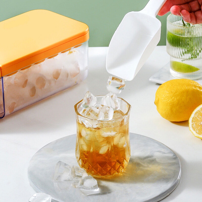 ONLY HOUSE Khuôn Làm Kem 24 Ngăn Hai Trong Một Sức Chứa Lớn Kèm Nắp Đậy DIY