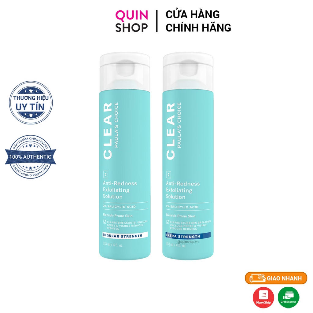 Tẩy Da Chết Hóa Học Paula’s Choice Clear Anti - Redness Exfoliating Solution