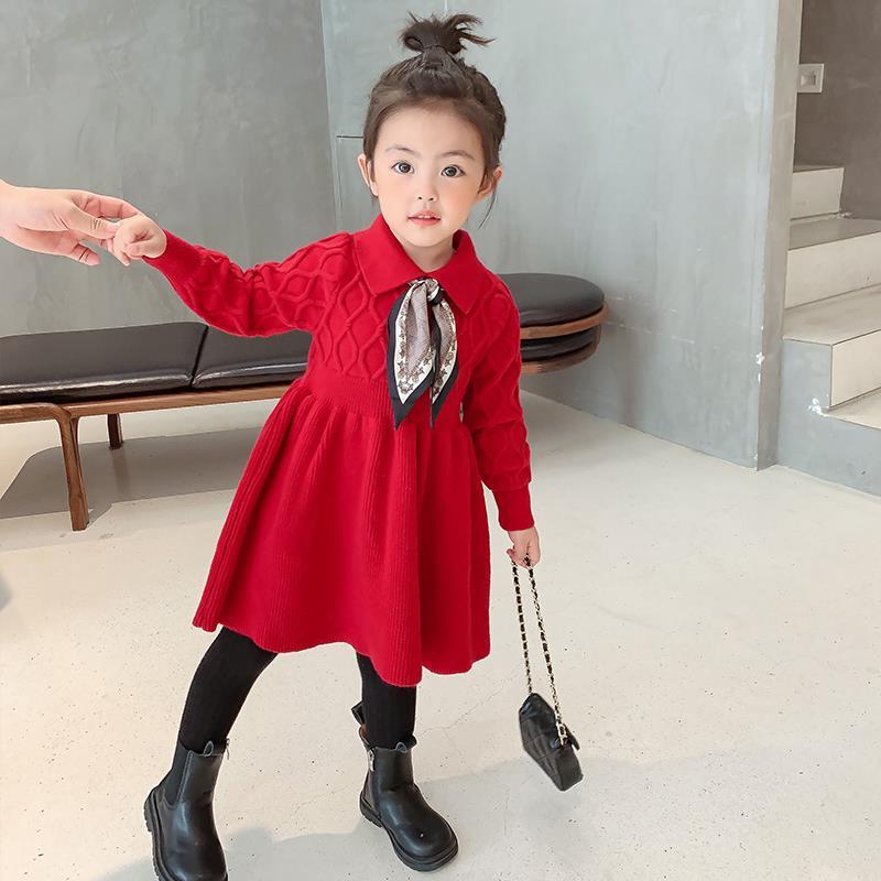 Đầm Dệt Kim Thời Trang Mùa Thu Đông 2020 Dành Cho Bé Gái